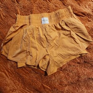 Aerie Women's Athletic Shorts in Orange